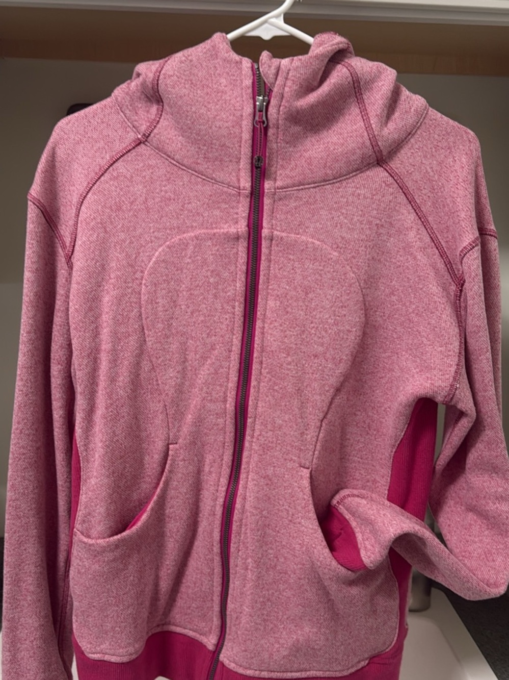 Women’s Lululemon size 8 Pink Full-Zip Hoodie Jacket